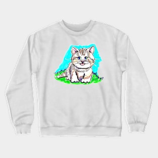 The cat Juan Crewneck Sweatshirt